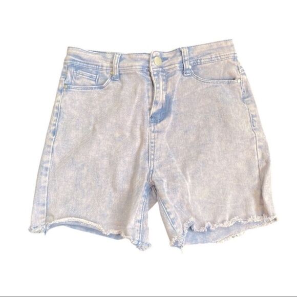 MADDIE High Waist Cutoff Denim Shorts Size 14 - Picture 10 of 10